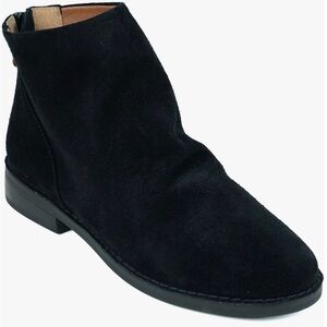 Gentle Souls “Emma” Suede Black Ankle Booties